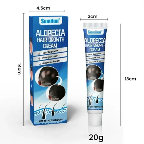 Crema Anticaída Alopecia Areata Bloqueador De Dht Natural