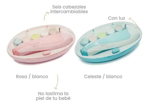 F. Torno Lima Eléctrica Showel Rosa Para Uñas De Bebés Y