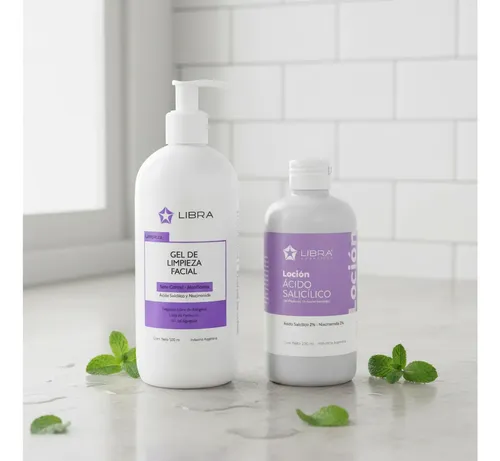 Kit Skincare Rutina Piel Grasa Gel Limpiez Loción Salicilico