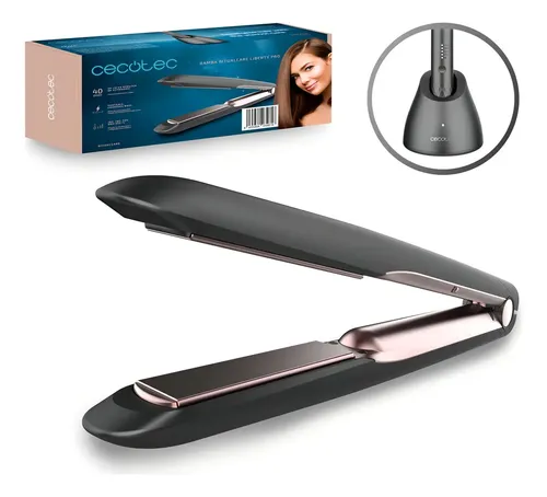 Planchita De Pelo Inalambrica Cecotec Bamba Ritual Care Pro Gris