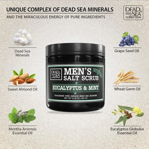 Exfoliante Corporal Colección Del Mar Muerto, Eucalipto Y Me