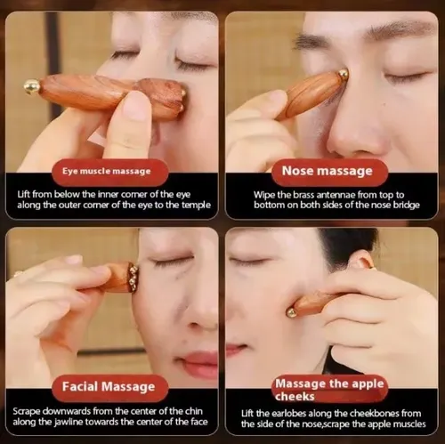 Herramienta Facial Gua Sha De Madera – Medicina Tradicional