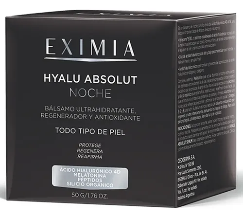 Eximia Hyalu Absolut Crema De Noche Facial Antiarrugas