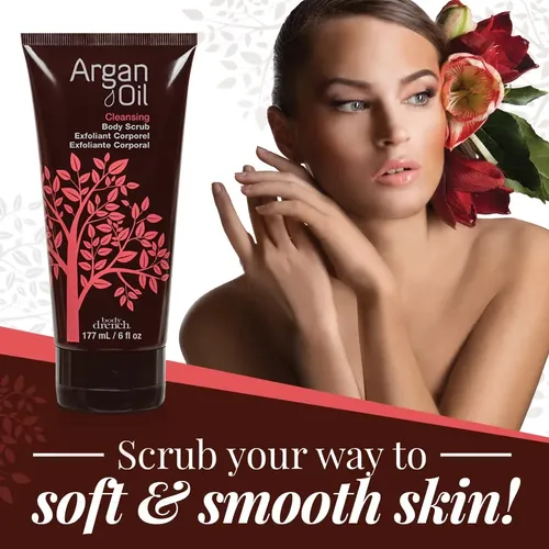 Exfoliante Corporal Body Drench Con Aceite De Argán, 180 Ml