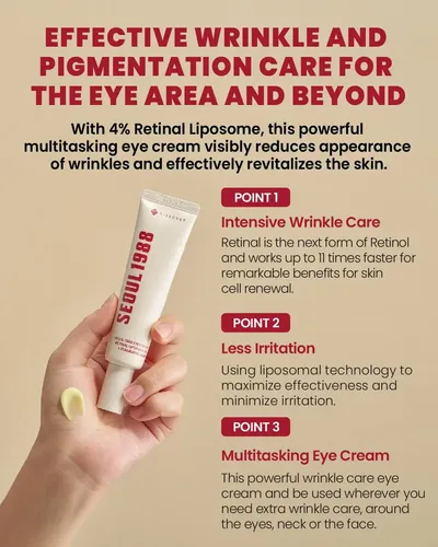 Ksecret Eye Cream : Retinal Liposome 4% +fermented Bean 30ml Momento De Aplicación Día/noche Tipo De Piel Todo Tipo De Piel