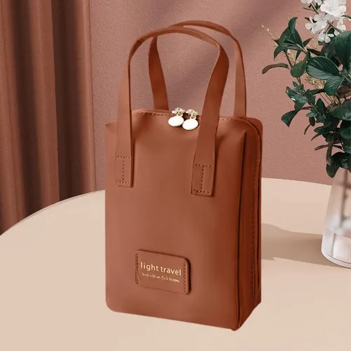 ; `fa Bolsa De Maquillaje Con Cremallera, Gran Capacidad,