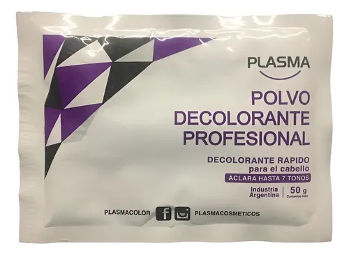 Polvo Decolorante Blondie Plasma Aclara 7 Tonos X 50gr Full
