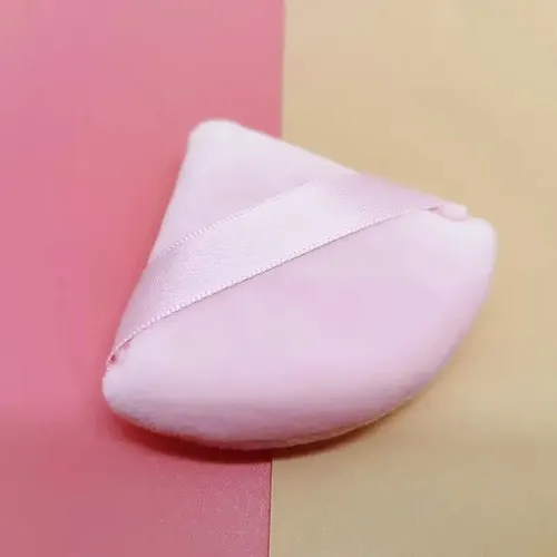 %^ X Borla Puff Esponja Maquillaje Polvo Triangular Kit @