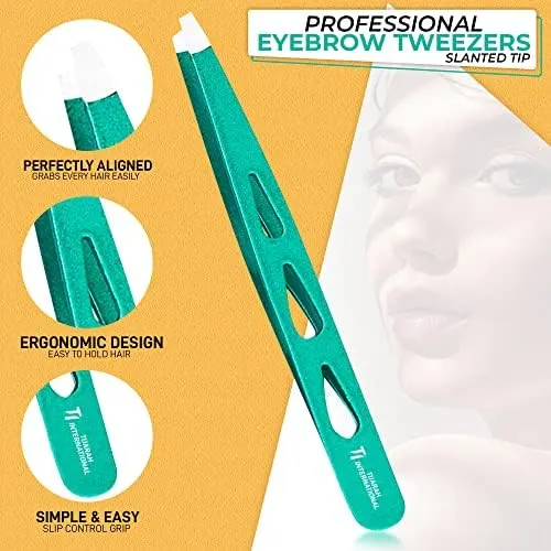 Set De Pinzas Profesionales Para Cejas