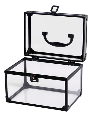Organizador De Maquillaje Acrílico Con Asa Para Artículos De