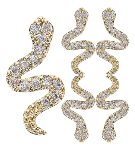 Studs Para Uñas Snake, Kit De 5 Piezas