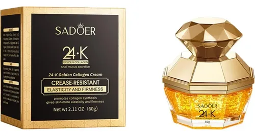 Crema Facial 24k Gold Collagen Niacinamide Centella