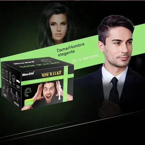 Kit Cera Nasal Bluezoo Eliminar Vello Nariz Limpieza Fosas