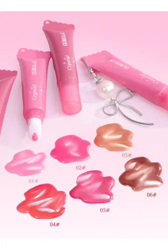 Set 6 Brillos Labiales Hidratantes Con Multipéptidos