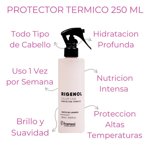 Kit Capilar Hidratacion Pelo Seco Dañado Framesi Rigenol