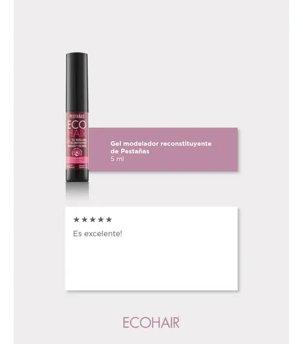 Eco Hair Gel Modelador Cejas Y Pestañas Kit Miradas