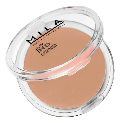Polvo Mate Compacto Maquillaje Con Filtro Solar Mila Marzi