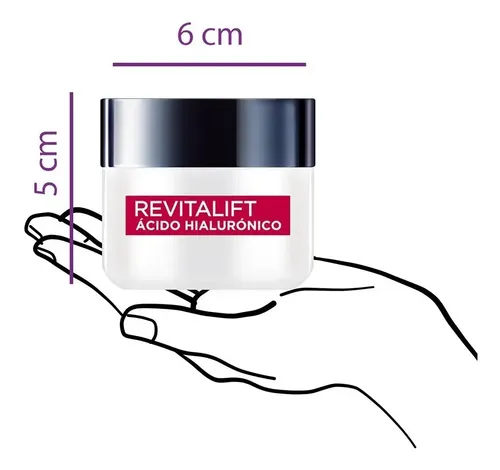Crema Facial Día L’ Oréal Revitalift Ácido Hialurónico 50 Ml