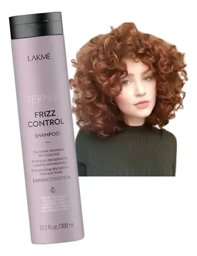 Shampoo Lakme Teknia Frizz Control Para Cabellos Encrespados 300ml