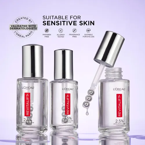 Sérum Para Ojos L’oreal Paris Revitalift Con Ácido Hialuróni Todo Tipo De Piel Día/noche