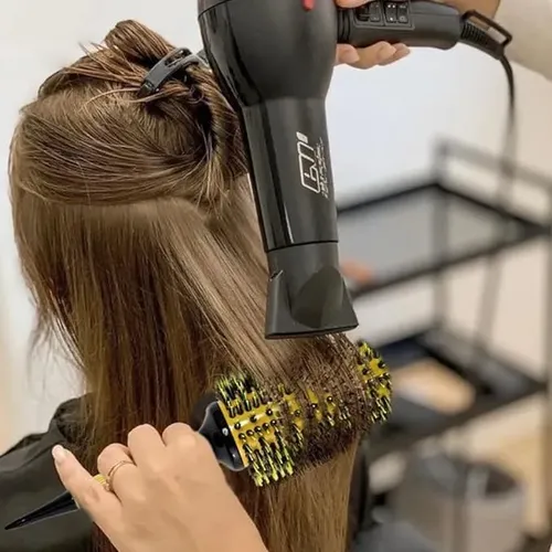 Cepillo Para Cabello Snake Beauty Pro Cerámico Con Cerdas De
