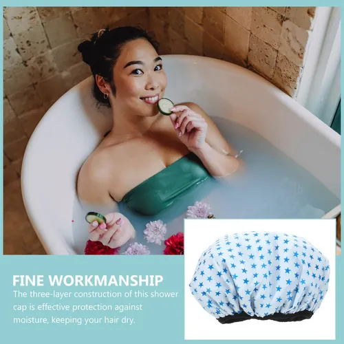 Gorro De Baño Decorativo, Reutilizable, 3 En 1