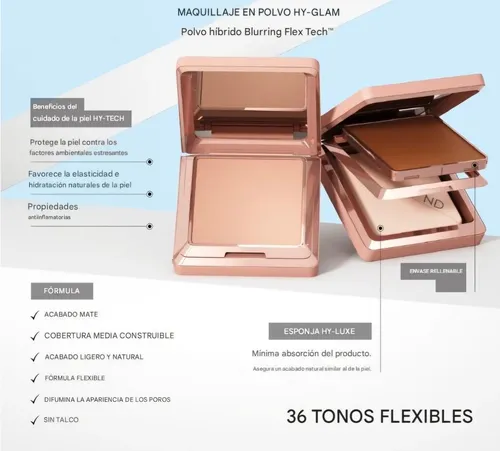 Natasha Denona Hy-glam Base En Polvo -tono N6 Medium Neutral