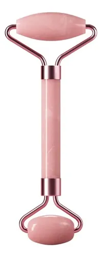 L Rodillo Facial Y Piedra Gua Sha De Cuarzo Rosa