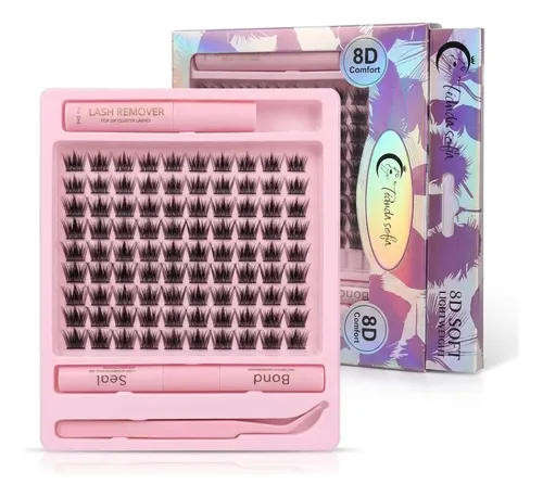 Kit De Extensiones De Pestañas Postizas Mix Diy Lash 8d