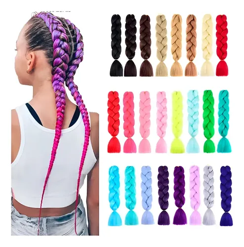Extensiones De Pelo Sintético Para Trenzas Africanas.