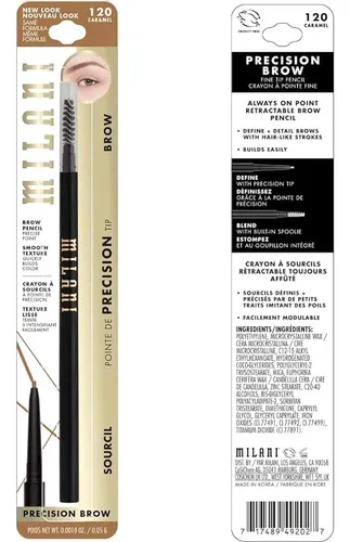 Lápiz De Cejas Milani Precisión Caramel