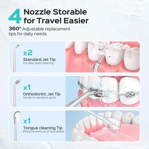Minihilo Dental Coslus T40 Para Viajes, Negro