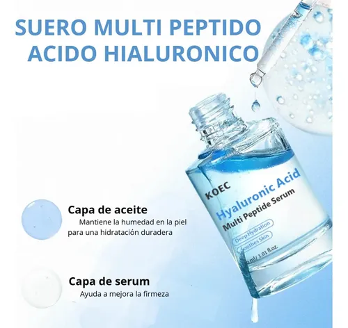 Serum Facial Ultra Hidratante Acido Hialuronico Koec Seca Día/noche
