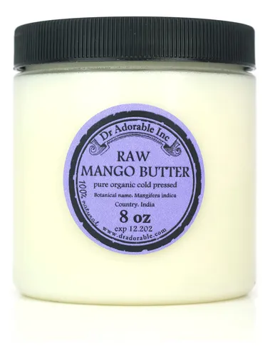 Manteca De Mango Dr. Adorable, 240 Ml, Pura, Natural, Orgáni