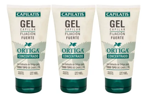 Capilatis Gel Capilar Fijación Fuerte Ortiga Concentrado X 3