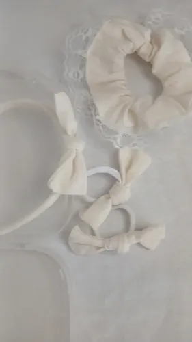 Box De Accesorios Para El Pelo Para Nenas Atemporales Moda Color Blanco Tusor