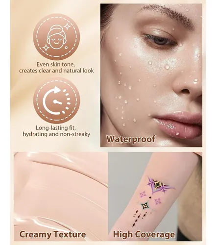 Corrector Iluminador 3 Tonos Nude Beige Con Espejo