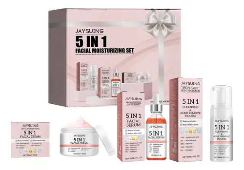 Set Facial Hidratante 5 En 1 Antiedad