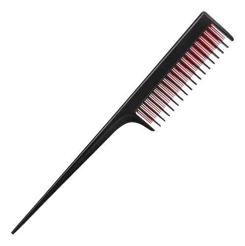 Peine De Cola Triple Para Cabello Fino Lltgmv 21cm