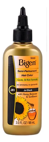 Color De Cabello Semipermanente Jb1 Negro Azabache, 3