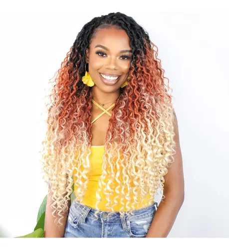 Cabello De Ganchillo Fulcrum Goddess Locs, 18 Pulgadas, 8 Pa