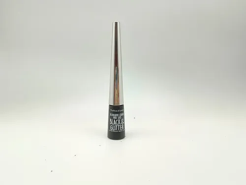 Delineador Líquido Thelma & Luise Negro Glitter Acabado Metalizado Larga Duración