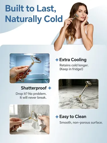 Face Roller & Gua Sha Tools Tophld De Acero Inoxidable