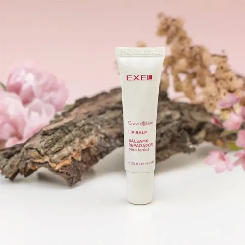 Bálsamo Reparador Y Voluminizador De Labios Exel Green Line