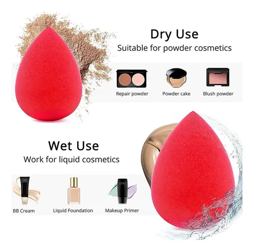 Juego De Esponjas De Maquillaje, 20 Unidades, Esponjas De Be
