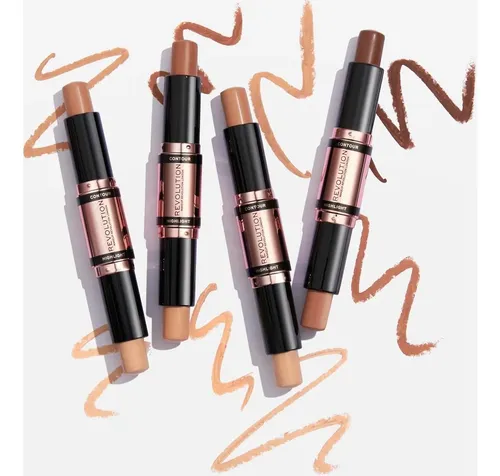 Base De Contorno Dúo Revolution Beauty Medio (0.3 Oz)