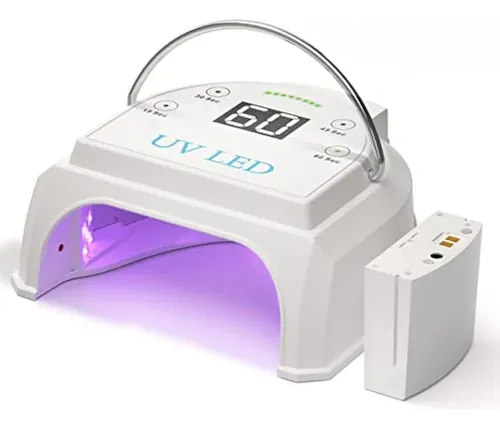Lámpara De Uñas Profesional Inalámbrica Led Uv De