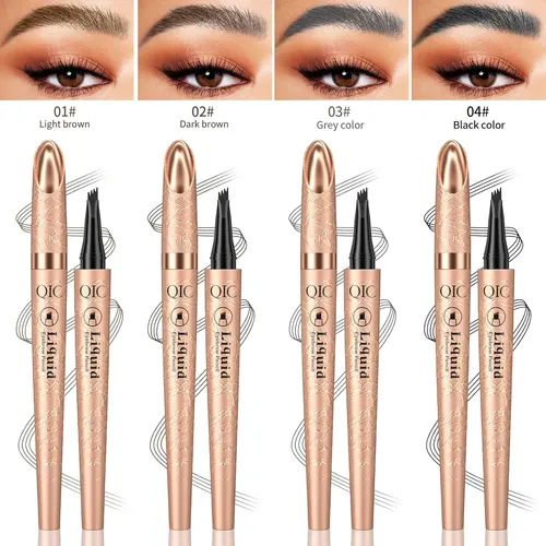 Delineador De Cejas Preciso Impermeable Marrón Oscuro