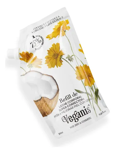 Leche Correctora Coco Y Caléndula 300 Ml Veganis Sin Tacc