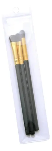 3pcs Pinceles De Maquillaje Profesion Brochas For De Dorado